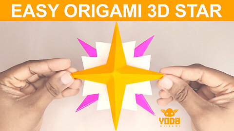 How To Make an Origami 3d Star - Easy And Step By Step Tutorial