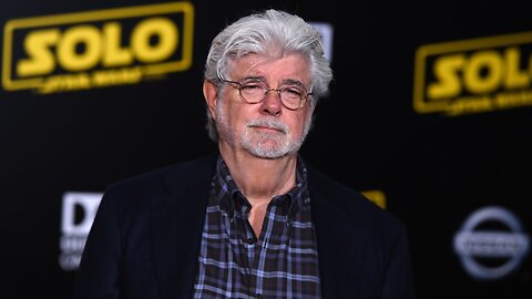 George Lucas Visits The Set Of 'The Mandalorian'