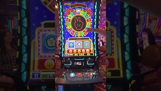 $100 spin on the famous Rock, Paper, Scissors slot machine in Las Vegas! #lasvegas #slots