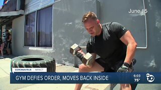 North Park gym moves back inside after outside conditions