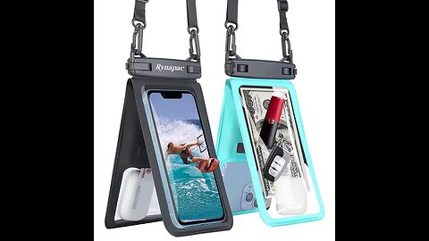 Underwater Clear Cellphone Case Touchscreen Dry Bag With Neck Lanyard