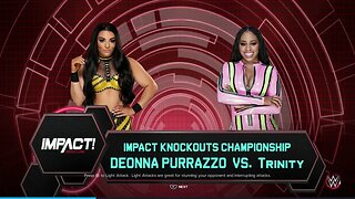 Impact Wrestling Emergence 2023 Trinity vs Deonna Purrazzo for the Impact Knockouts World Title