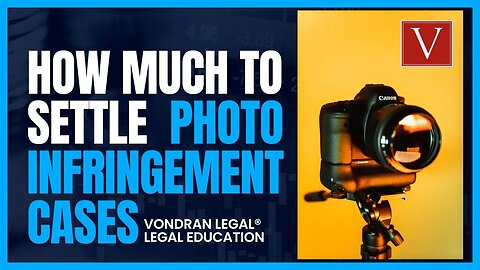 How much to settle a photo infrignement case?