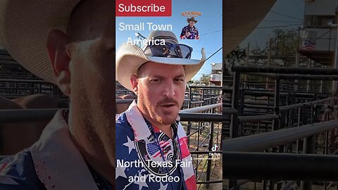 Small Town America North Texas Fair and Rodeo #bullriding #northtexasfairandrodeo