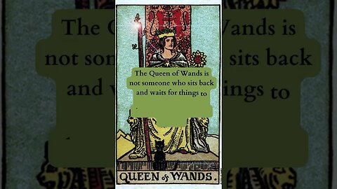 TAROT- The Queen of Wands~ What is in the cards? #shorts #tarot