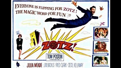 William Castle ZOTZ! 1962 Zany Professor Finds Ancient Coin with Magical Powers FULL MOVIE in HD & W/S