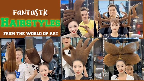 Fantastic hairstyles from the world of art