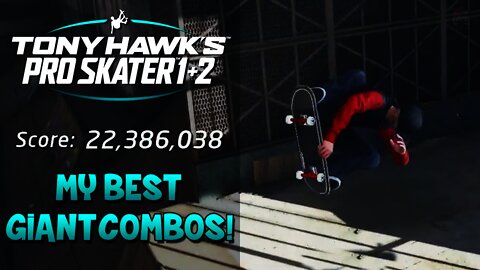 Tony Hawk Pro Skater 1+2 | My BIGGEST Combos (so far)!