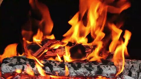 Fireplace With Natural Sound firecrackling For Relaxation