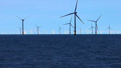 So many wind mills off the north wales coast. #windturbine #canonphotography