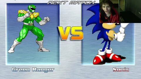 Green Ranger From The Mighty Morphin Power Rangers Series VS Sonic The Hedgehog In An Epic Battle