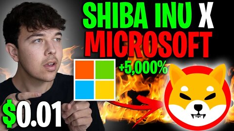 SHIBA INU COIN MICROSOFT PARTNERSHIP IN THE WORKS 🔥 SHIB PRICE PREDICTION 🚨