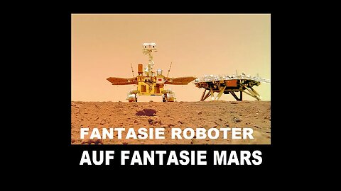 FANTASIE ROBOTER AUF FANTASIE MARS