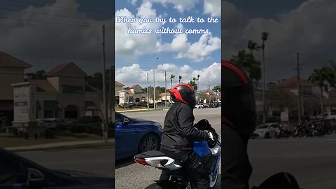 Riding And Trying To Talk To The Homies Without Comms #shorts #motorcycle #bikelife