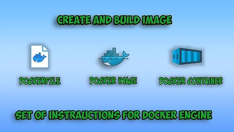 Create and build image from Dockerfile. Run docker container.