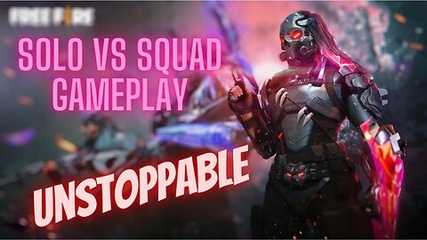 MrBuddy.. Unstoppable.. Solo vs Squad Gameplay. #freefire
