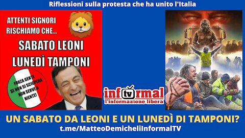 UN SABATO DA LEONI E UN LUNEDÌ DI TAMPONI?