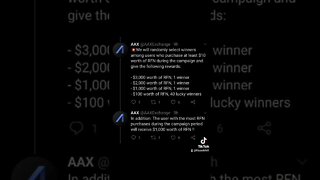 AAx and RFNTOKEN Giveaway Campaign