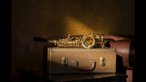 Relaxation Station - 10 Hours of Saxophone Jazz Music - Black Background