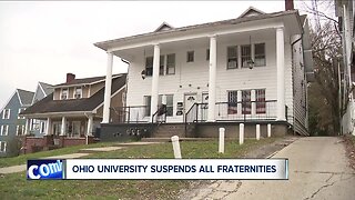 Ohio University suspends all fraternities after hazing incidents reported