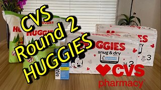 CVS and Huggies Round 2 of shopping #couponingwithdee #cvs