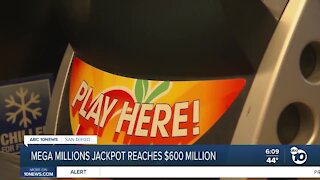 Mega Millions jackpot reaches $600 million