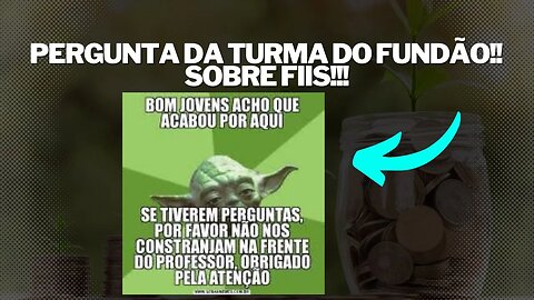 Pergunta ao Professor !!!! #fiis #fiagro #fiinfra