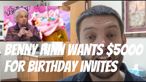 Invitations To Benny Hinn's Birthday Party Cost $5000