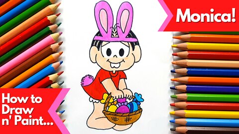 How to draw and paint Monica Easter Special