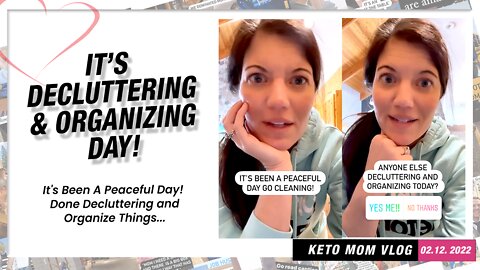 Are You Decluttering And Organizing Today? | Keto Mom Vlog