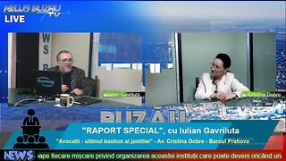 LIVE - TV NEWS BUZAU - RAPORT SPECIAL, cu Iulian Gavriluta. Avocatii - ultimul bastion al justiti…