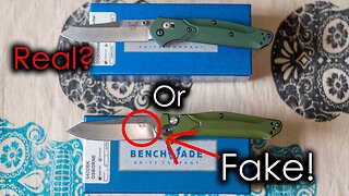 Would You Be Caught Carrying a Fake Knife - Benchmade 9400?