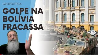 GENERAL ZUÑIGA, aliado de LUIS ARCE, tenta GOLPE na BOLÍVIA mas NÃO CONSEGUE APOIO e é SUBSTITUÍDO