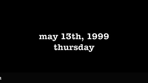 YEAR 17 [0023] MAY 13TH, 1999 - THURSDAY [#thetuesdayjournals #thebac #thepoetbac]