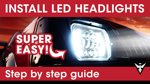 LED Headlights Installation on a Mini Truck - DIY in Minutes
