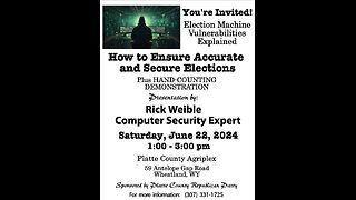 Securing Accurate Elections - Rick Weible - Part 1