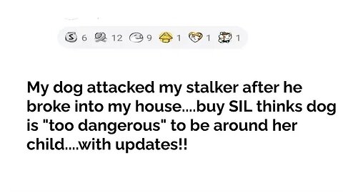 with updates.....my dog attacked my stalker after he broke into my house #reddit