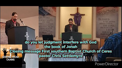 do you let judgment interfere with God book of Jonah message First southern Baptist Church of Ceres