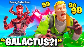 I Pretended To Be BOSS Galactus In Fortnite