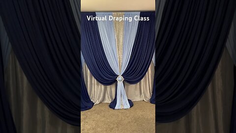 Backdrop with Draping #backdrop #draping #eventdraping