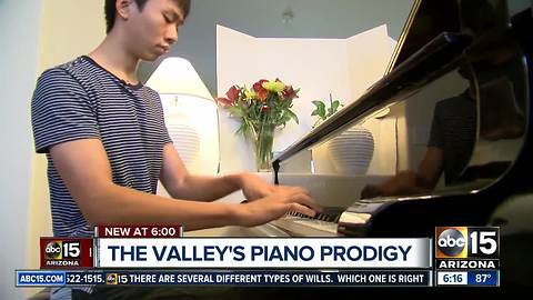 Valley teen battles childhood illness to become piano prodigy