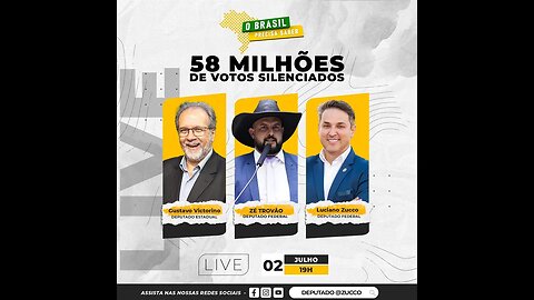 O BRASIL PRECISA SABER: 58 milhões de votos silenciados