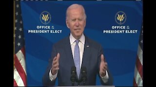President-elect Joe Biden makes remarks on D.C. situation (FULL PRESSER)