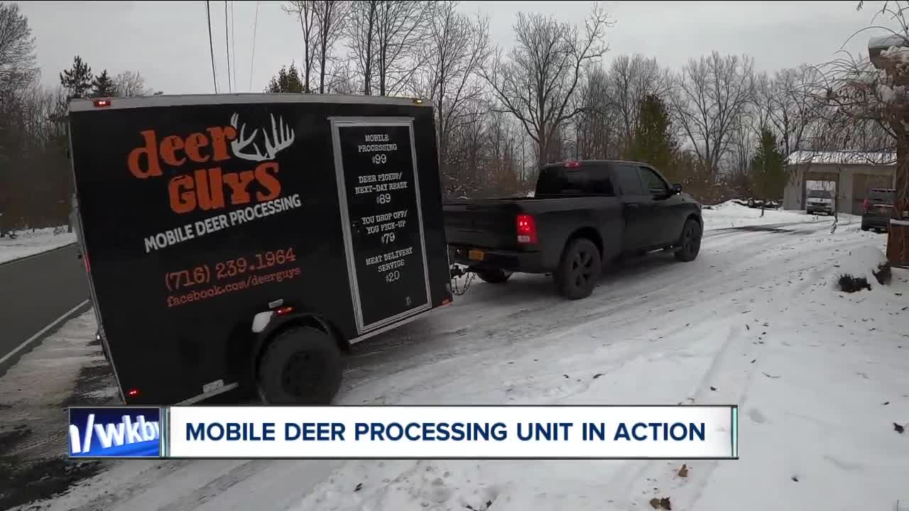 A mobile truck brings deer processing to you