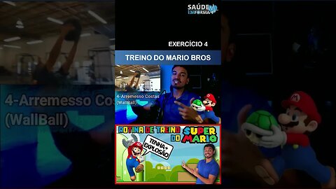 Treino do SUPER MARIO na VIDA REAL p/ PULAR + Alto🍄4 #Treino do #supermario #MARIOBROS #pliometria