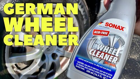 Remove Iron from Car Rims with Sonax German Wheel Cleaner
