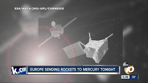 Europe sends rockets to Mercury