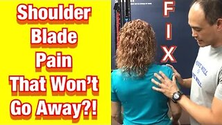Shoulder Blade Pain?! One Easy Fix! | Dr K & Dr Wil
