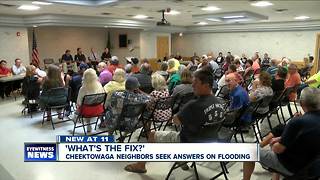 Cheektowaga neighbors seek answers on flooding