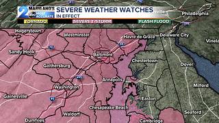 Severe T-Storm Watches Issued